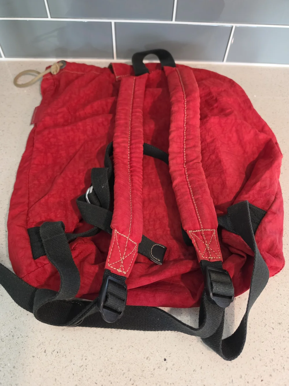 Kipling red nylon